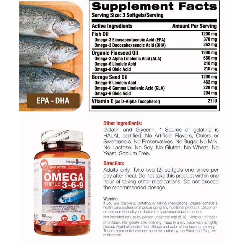 omega 3 6 9 dosage