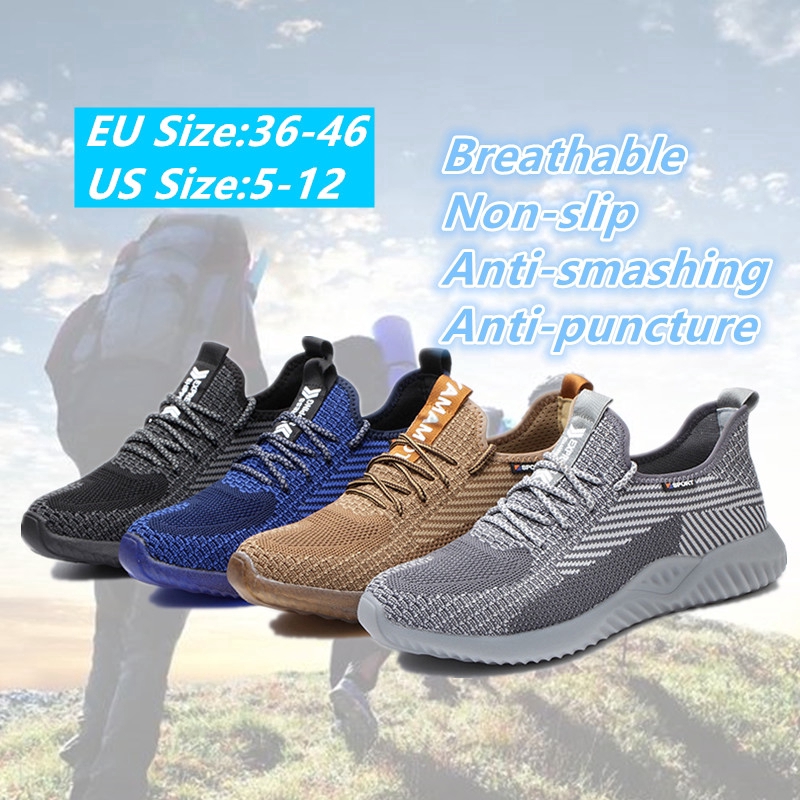 breathable work trainers