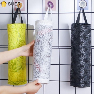 kitchen organizer storage bag Kitchen Garbage Bag Organizer Garbage  Dispenser Trash Hanging Storage Grocery Holder