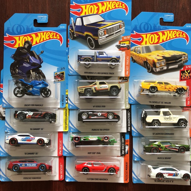 hot wheels muscle cars 2019