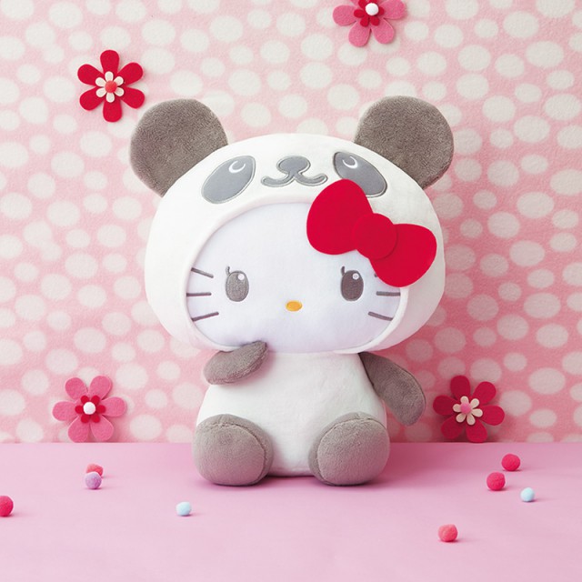 Panda Hello Kitty Super Big Plush | Shopee Singapore