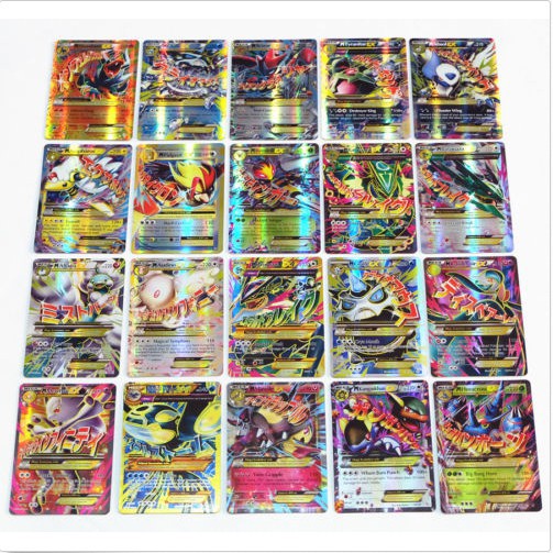 60pcs Pokemon EX All MEGA Holo Flash Trading Cards No Repeat Charizard Venusaur 