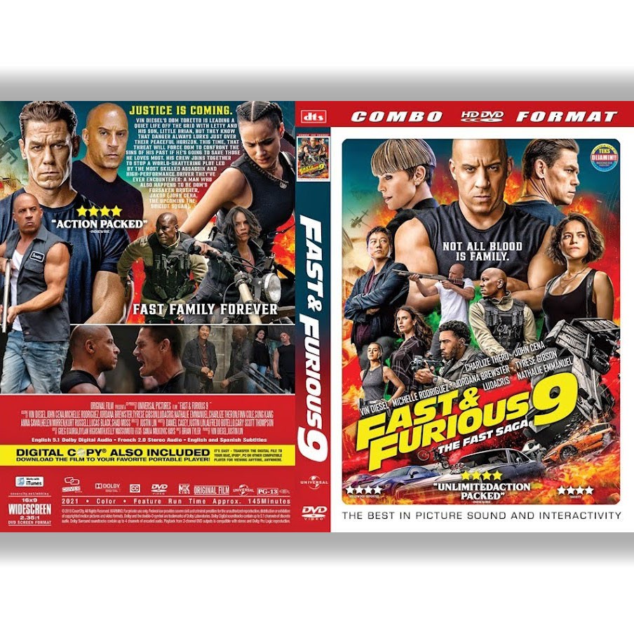Fiim Dvd Cassette Fast Furious 9 F9 2021 Shopee Singapore