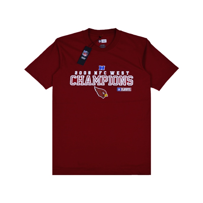 Nfc WEST CHAMPIONS 2008 NFL PLAYOFFS TSHIRT VINTAGE T-Shirt MAROON TEAM FOOTBALL