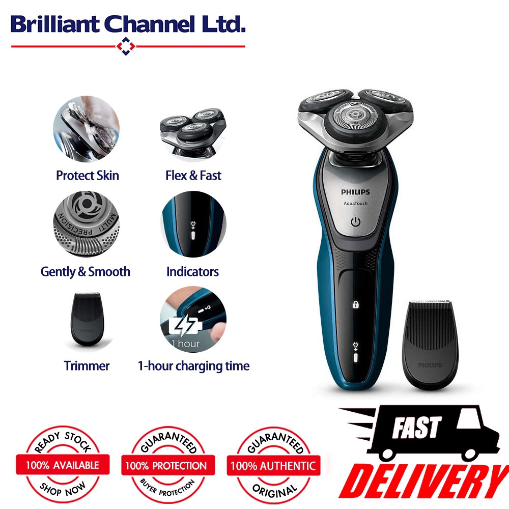 Philips AquaTouch S5420 Wet and dry electric shaver Shopee Singapore