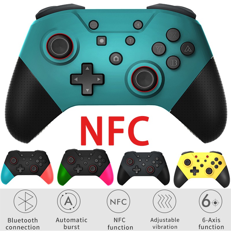For Nintendo Switch Pro NFC Wireless Controller Support Amiibo Gamepad