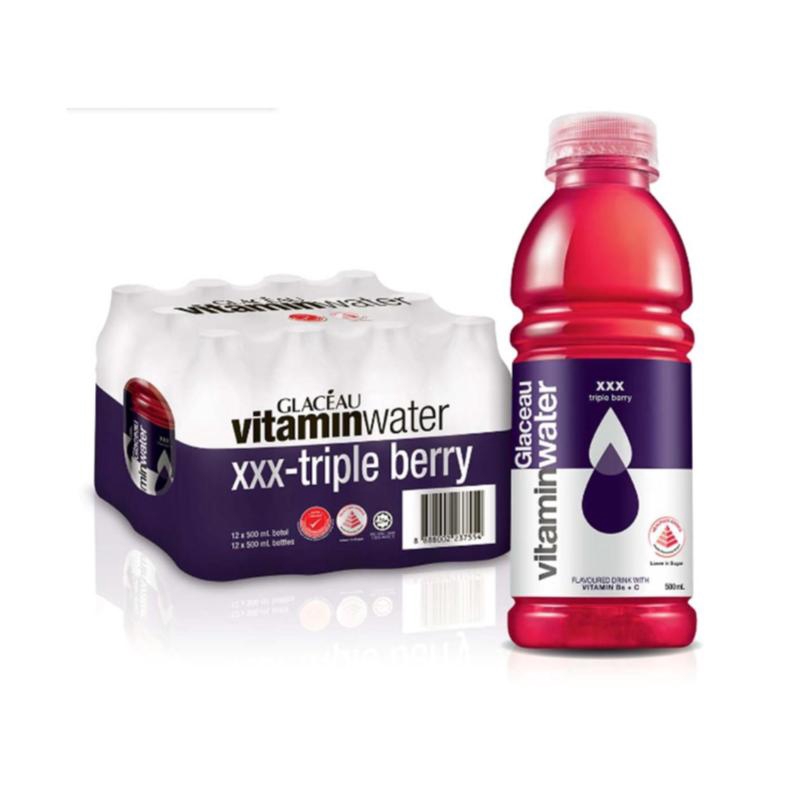 Glaceau Vitaminwater XXX Acai-Blueberry-Pomegranate (12 X 500ml)- Case ...