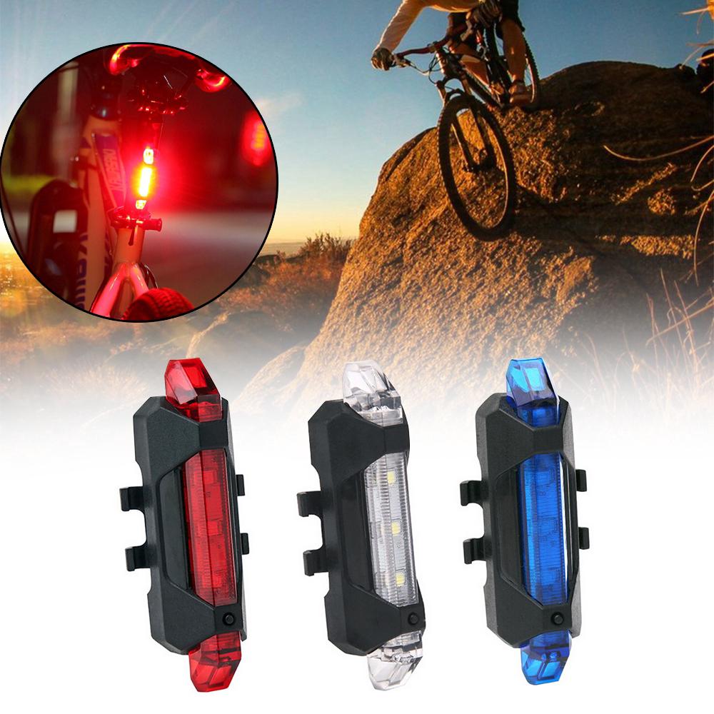 DreamH☛ Bicycle Light Waterproof Rear Tail Light LED USB Rechargeable