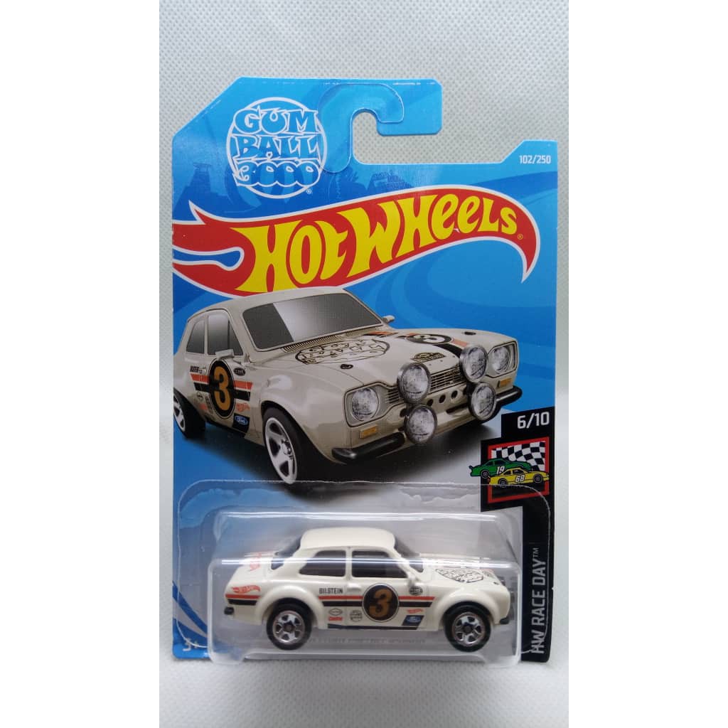 hot wheels 70 ford escort rs1600 gumball