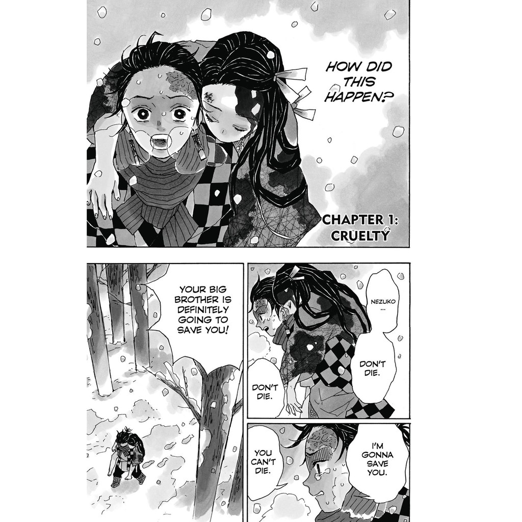 Kimetsu No Yaiba Manga Series Chp 1 5 End English Shopee Singapore