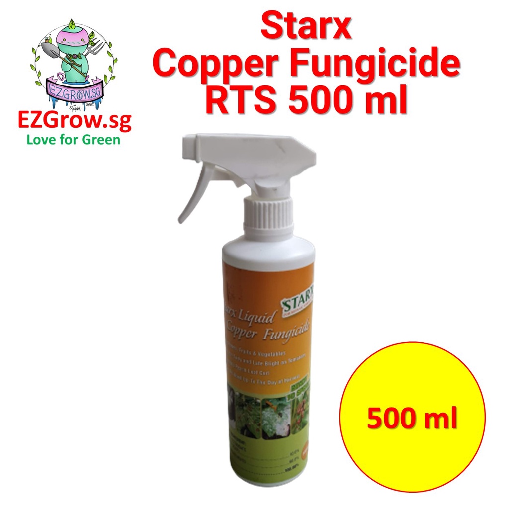 STARX Liquid Copper Fungicide RTS (500ml) for Powdery Mildew, Downy