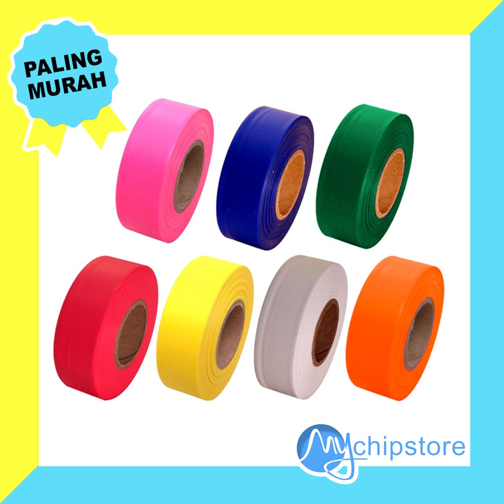 1x50m Survey Ribbon Flagging Tape Shopee Singapore