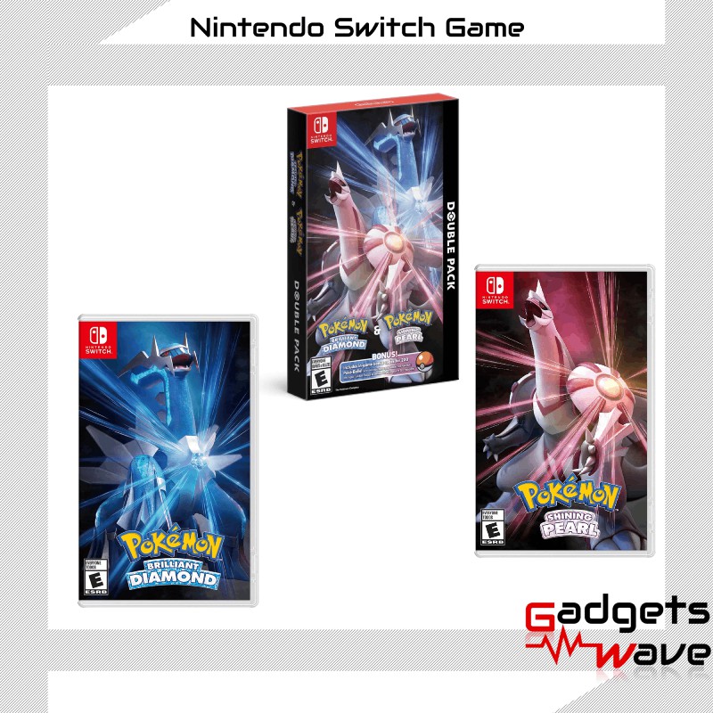 Nintendo Switch Pokemon Brilliant Diamond Pokemon Shining Pearl Double Pack Nintendo Switch English Gameplay Shopee Singapore