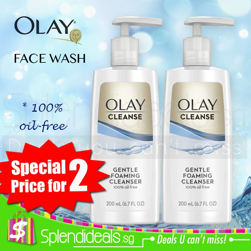 oil of olay face wash sensitive skin