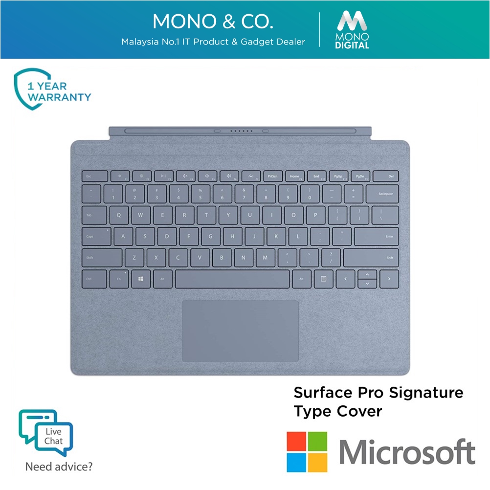 Microsoft Surface Pro Signature Type Cover For Surface Pro Shopee Singapore