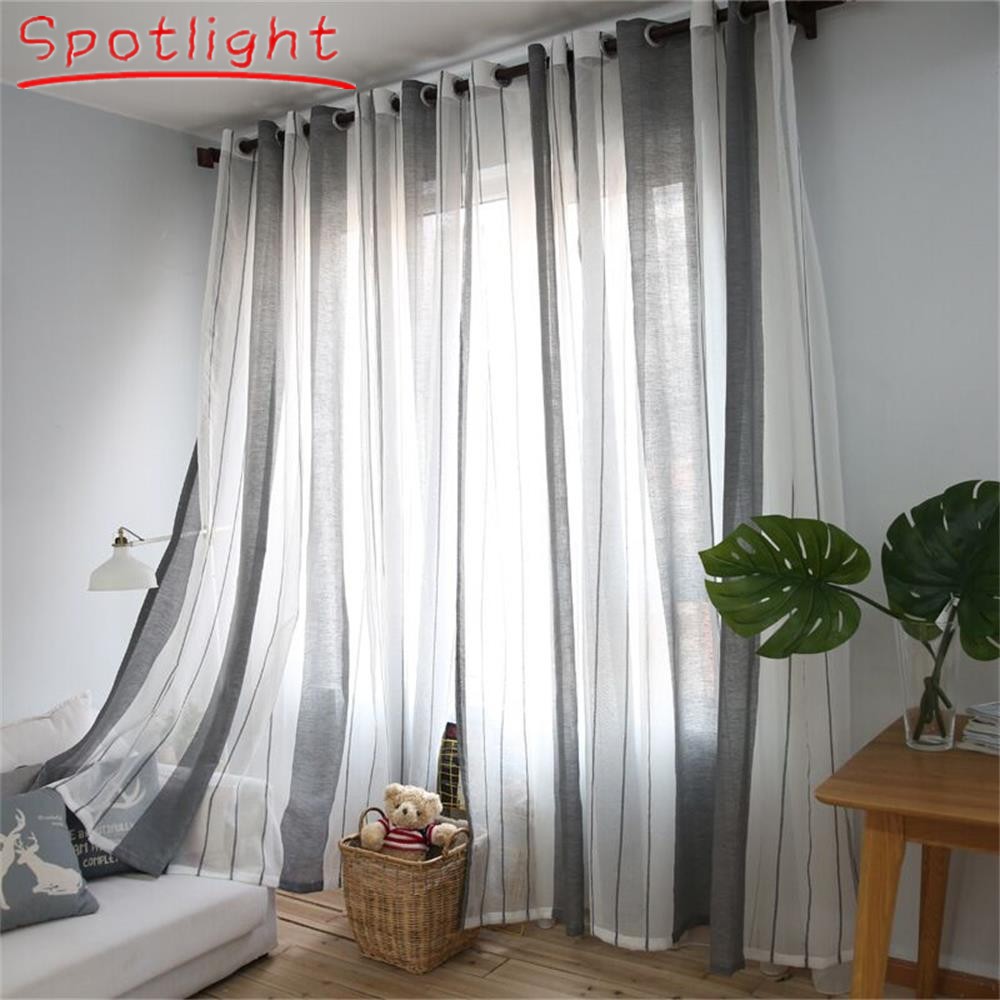 Spot Leaves Sheer Curtain Tulle Window Treatment Voile Drape Valance 1 Panel Fabric Shopee Singapore