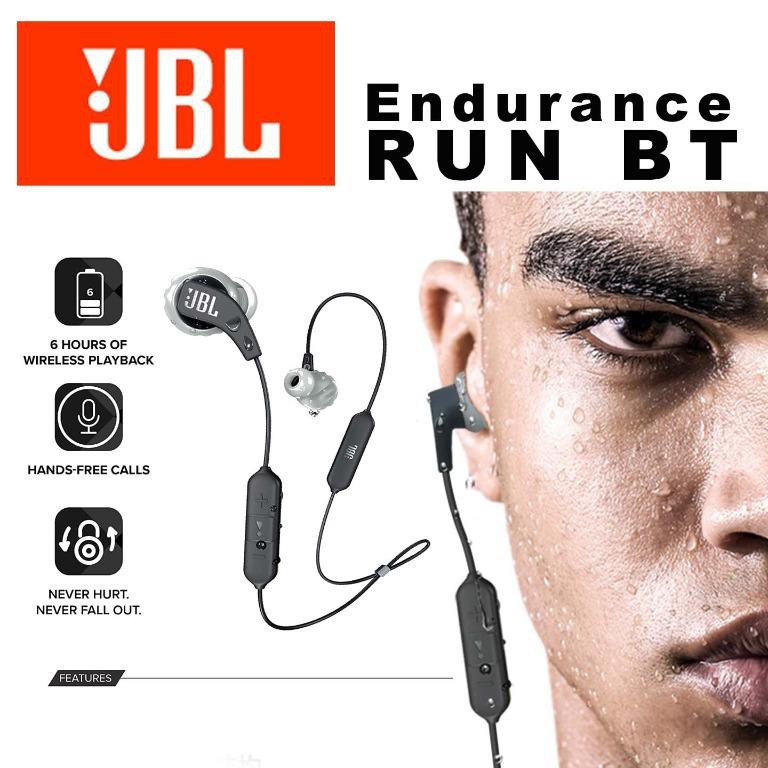 JBL ENDURANCE BT Sweat Proof Wireless in-Ear Headphones (Black) Singapore