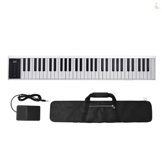 [OFFST]61 Keys Digital Electronic Piano Keyboard MIDI Output 128 Tones 128 Rhythms 14 Demo Songs Recording Programming Playback Tutorial with Sustain Pedal Built-in Stereo Speakers Headphone Speaker Output Built-in Battery