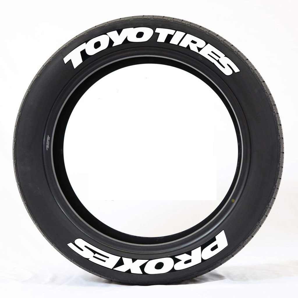 Toyo Tires Proxes Universal Personality Car Sticker Tire Sticker Wheel Sticker Motorcycle 3d English Letter Shopee Singapore