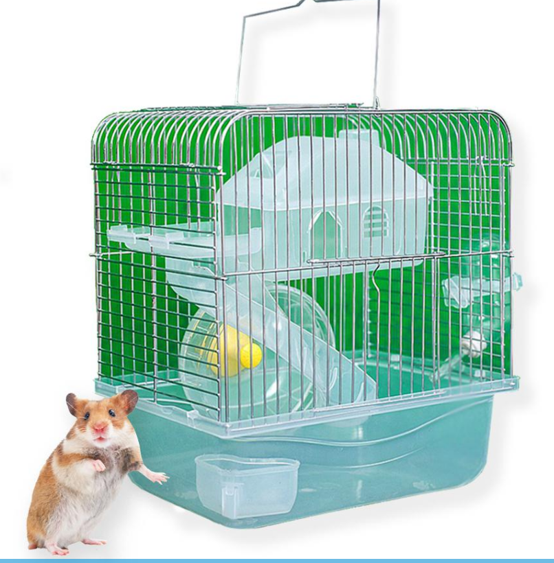 transparent hamster cage