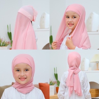Instant Pashmina Hijab inner Children 4-10 Years/Hijab inner baby doll Elementary School Children/Veil baby winshijab1