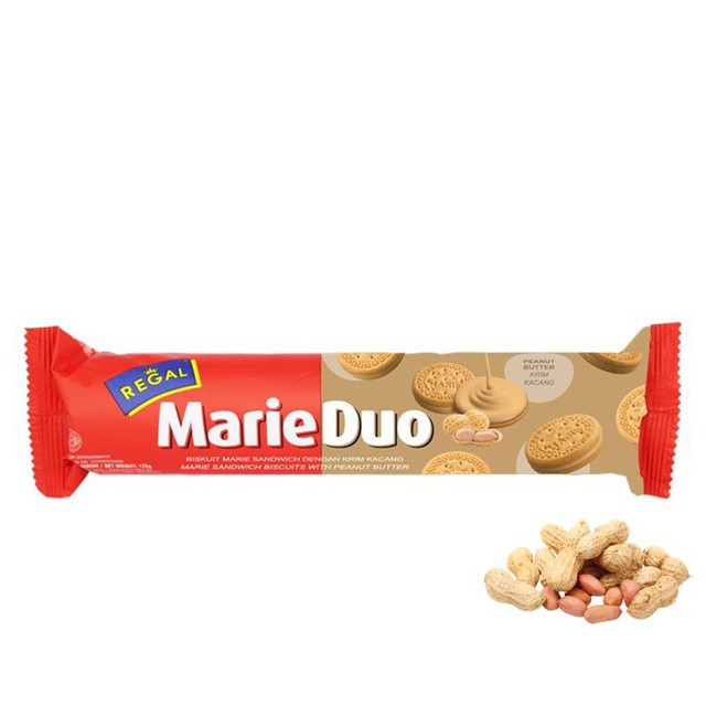 Regal Marie Duo Roll 100 Gram Crispy Biscuit With Delicious Cream Shopee Singapore