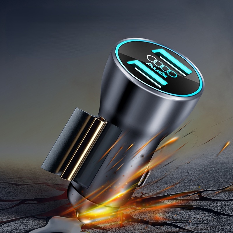 Car Charger usb Three-In-One Cigarette Lighter Charging Head