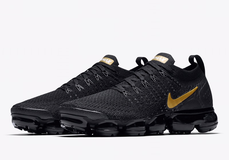nike women's air vapormax flyknit 2 running shoes black