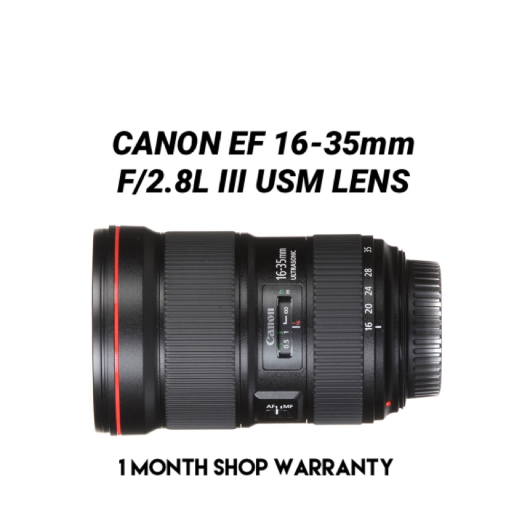 Canon Ef 16 35mm F2 8l Iii Usm Lens Shopee Singapore