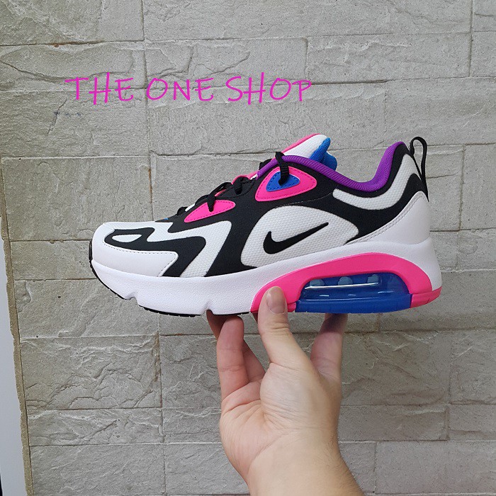 nike air pink white