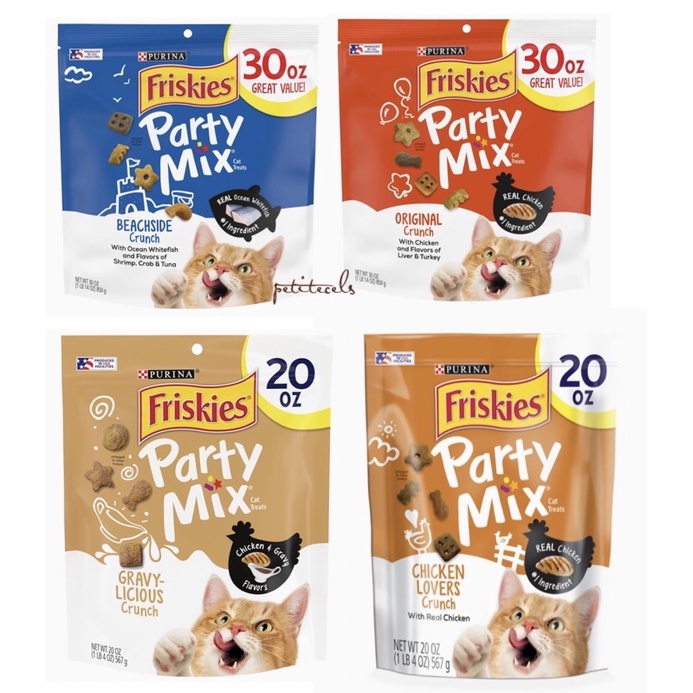 Purina Friskies Party Mix Crunch Cat Treat (567g/850g) Shopee Singapore