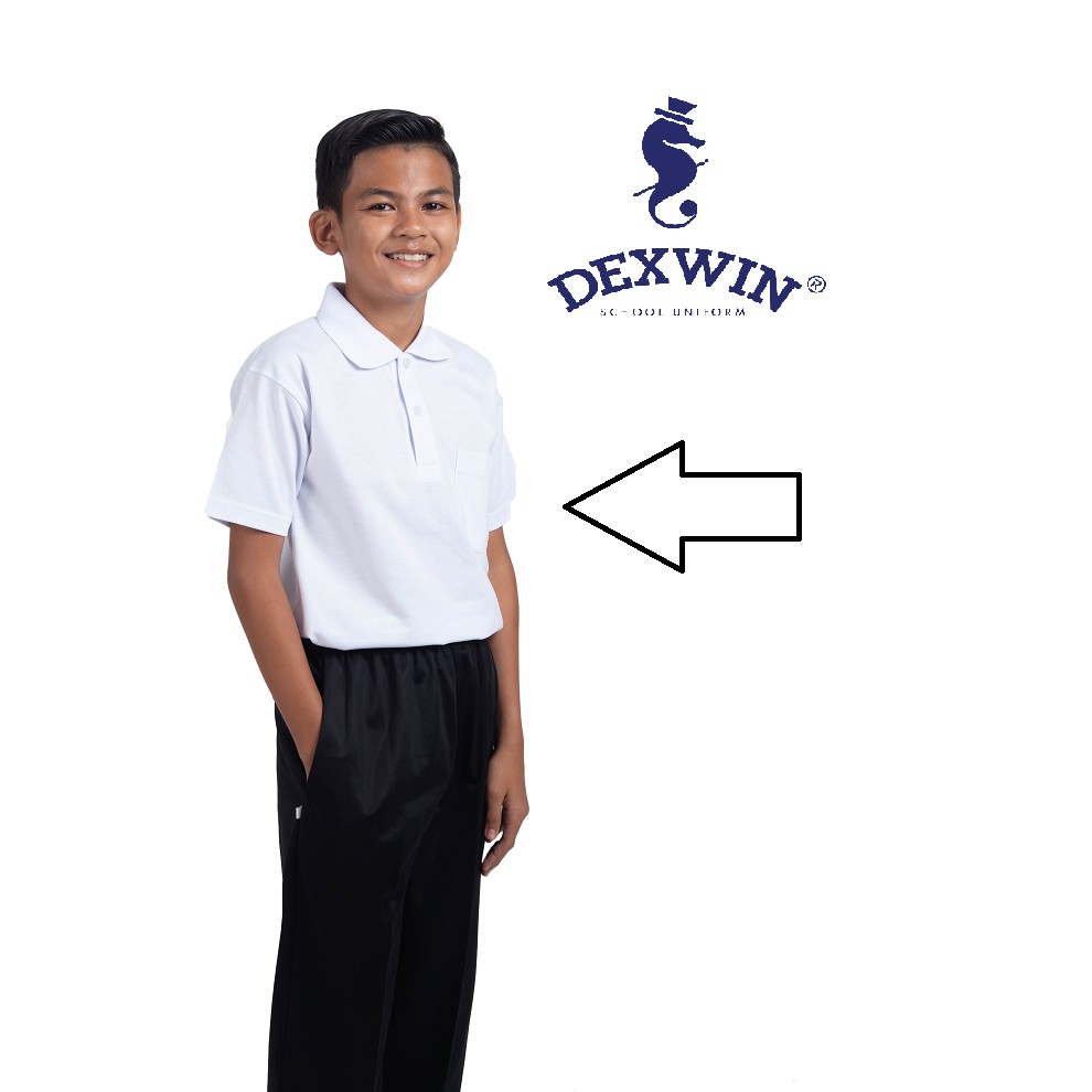  BAJU  SUKAN  PUTIH SEKOLAH  LENGAN PENDEK T SHIRT PUTIH 