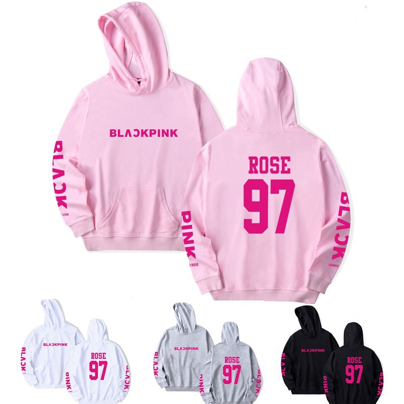 pink rose hoodie mens