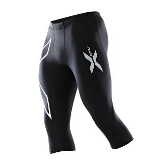 [Ready Stock] Mens Women 3/4 Compression Tights Sport Shorts Fitness Quick Dry Leggings