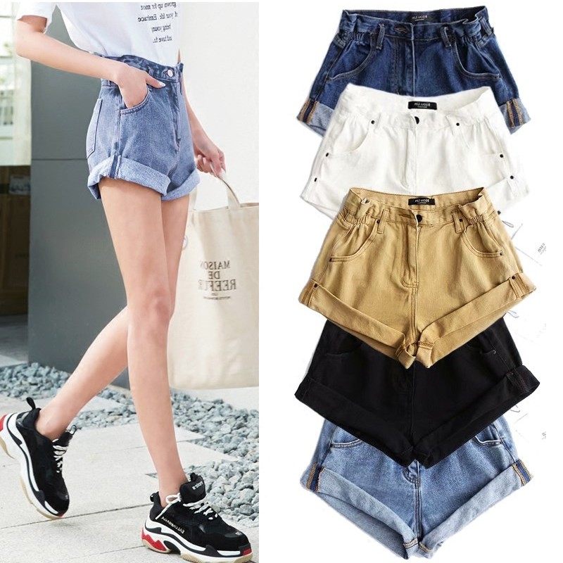 high waisted shorts shopee