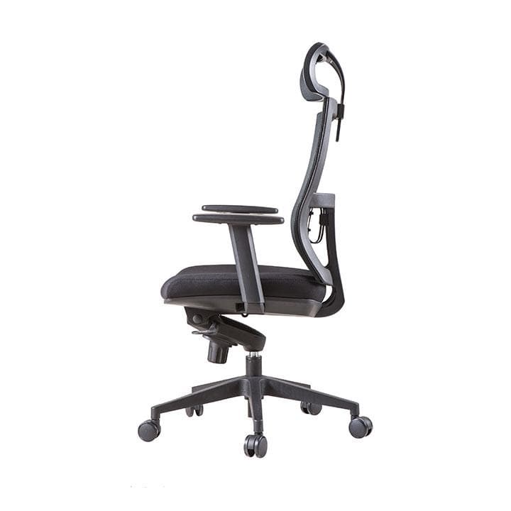 kelene mesh ergonomic office chair with headrest and adjustable lumbar support free installation shopee singapore