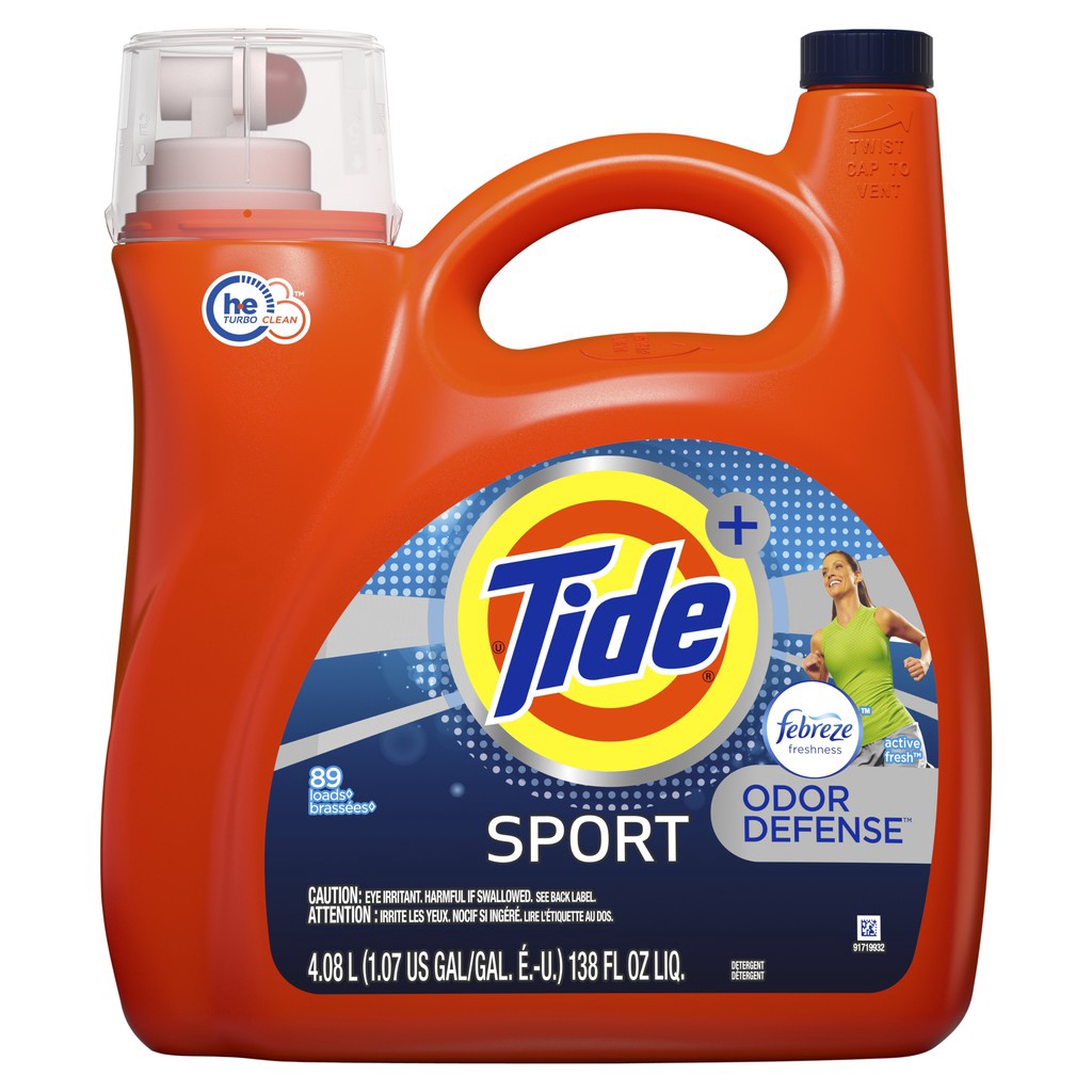 Tide Laundry Detergent Regular/Free&Gentle/Sports/Downy/Bleach/Spring