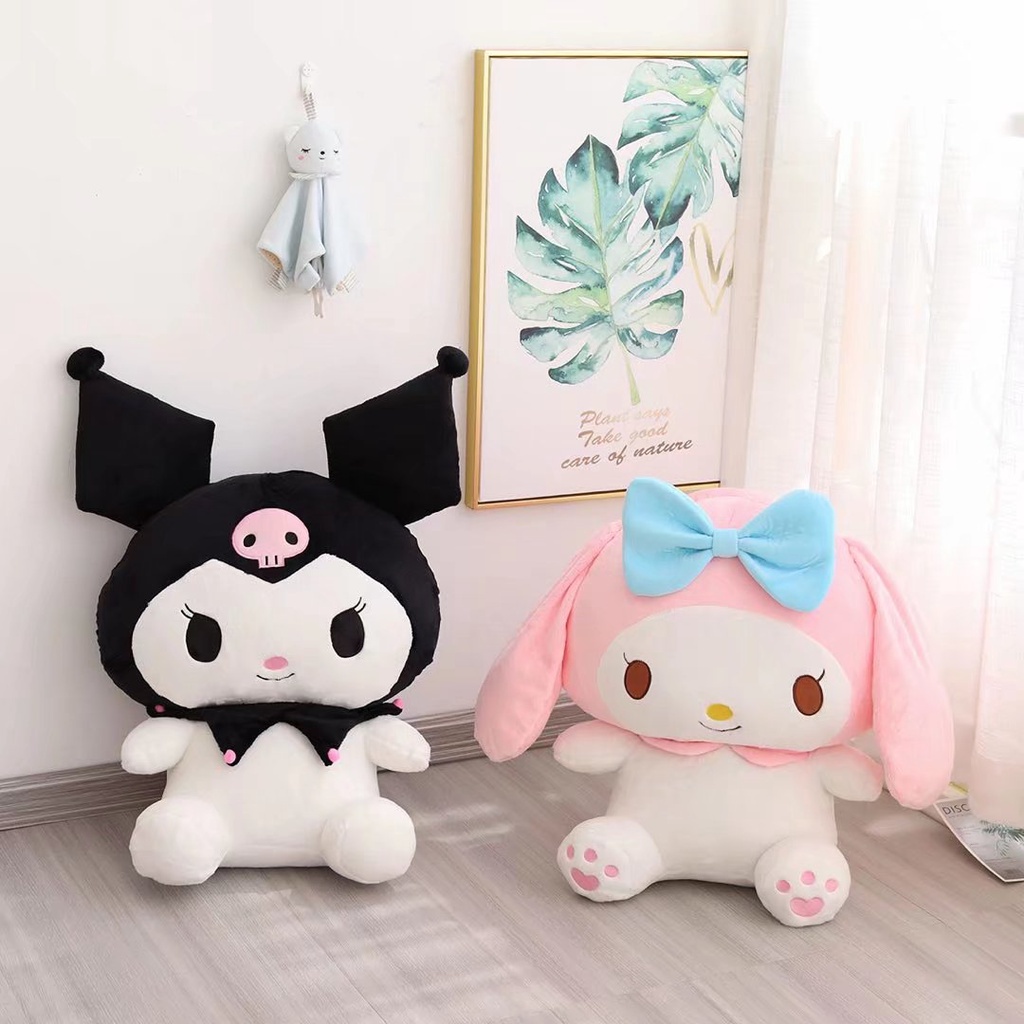 Japanese Style Plush Toy Sanrio Kuromi Cinnamoroll Hug Pillow Anime My ...