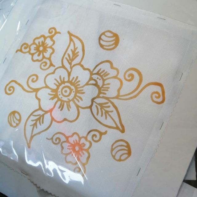 Corak batik simple tahun 1