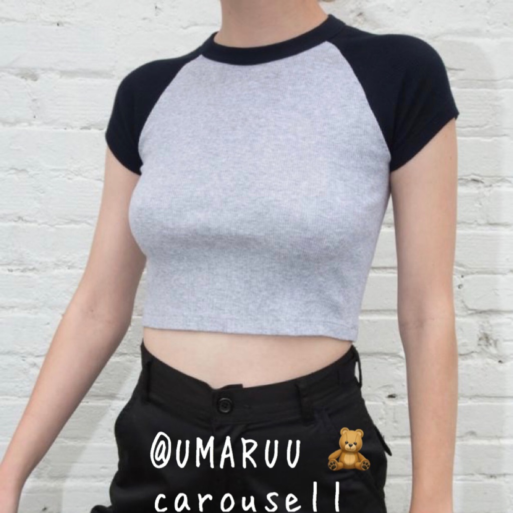 brandy melville germany margaret raglan top Shopee Singapore