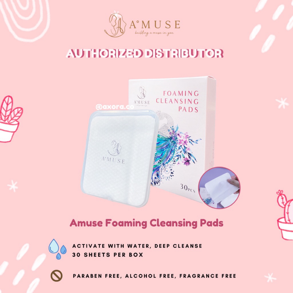 Amuse Foaming Cleansing Pad Makeup Remover Makeup Wipes (30Sheets ...