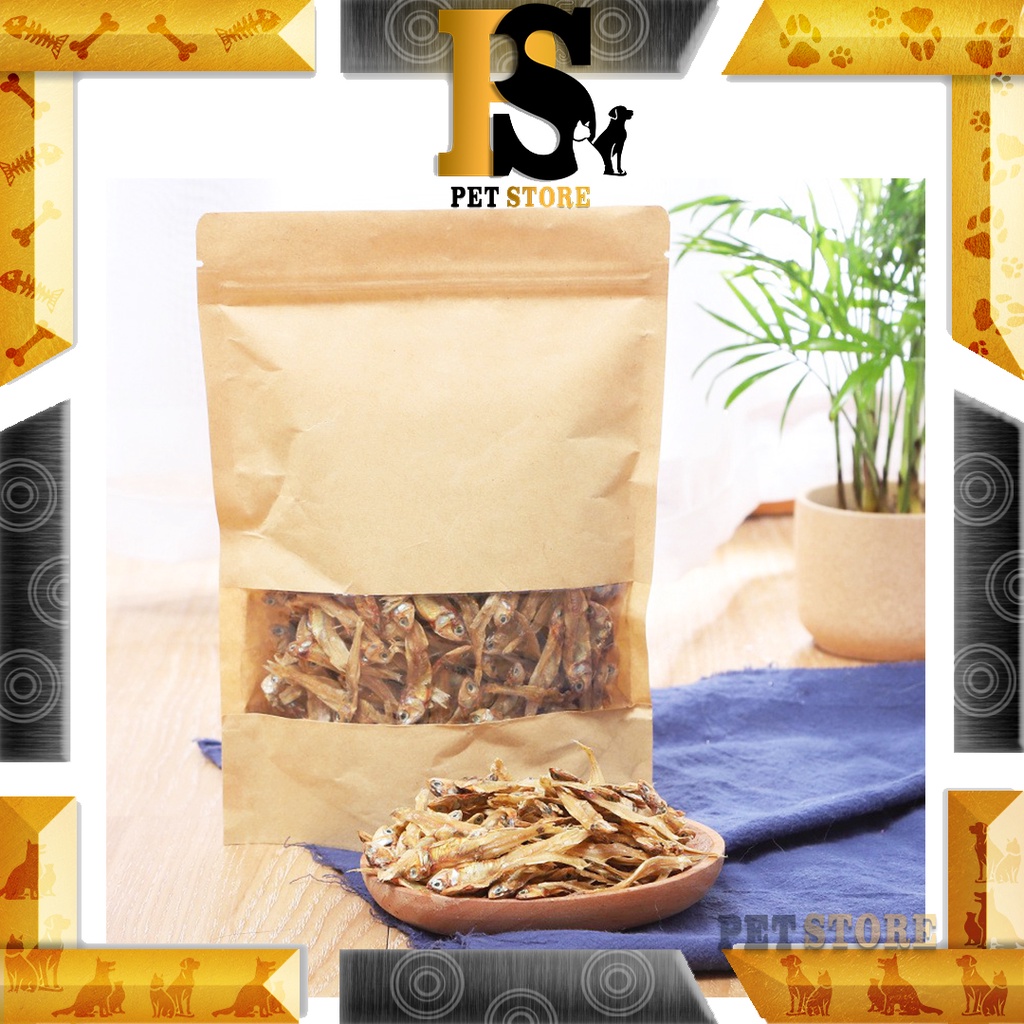 Saltless Dried Small Anchovy Fish Ikan Bilis Dried Pet Treats