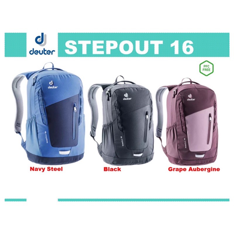 Deuter STEPOUT 16 Daypack Backpack School Bag Shopee Singapore
