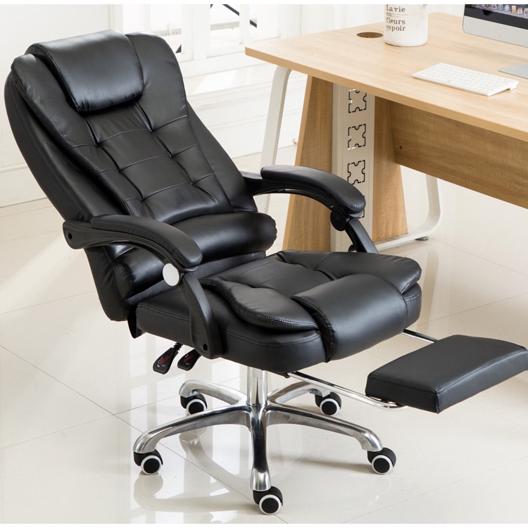 Cowhide Massage Chair Computer Chair Boss Office Chair Massage