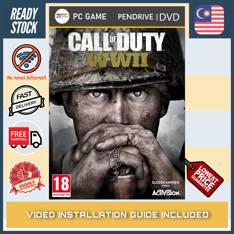  PC Game Call Of Duty WWII World War 2 Offline DVD Pendrive Shopee Singapore