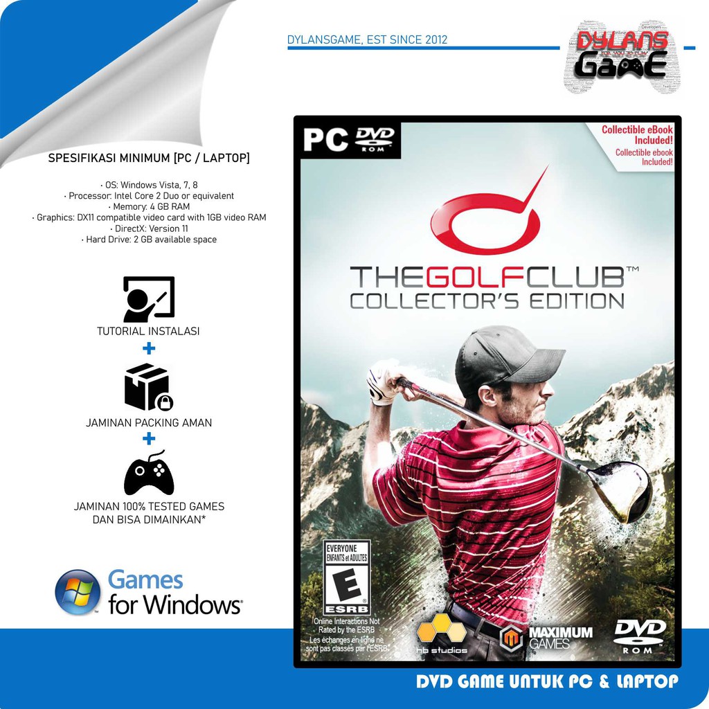 The Golf Club Collectors Edition Pc Games Pc Game Dvd Laptop Pc Game Shopee Singapore