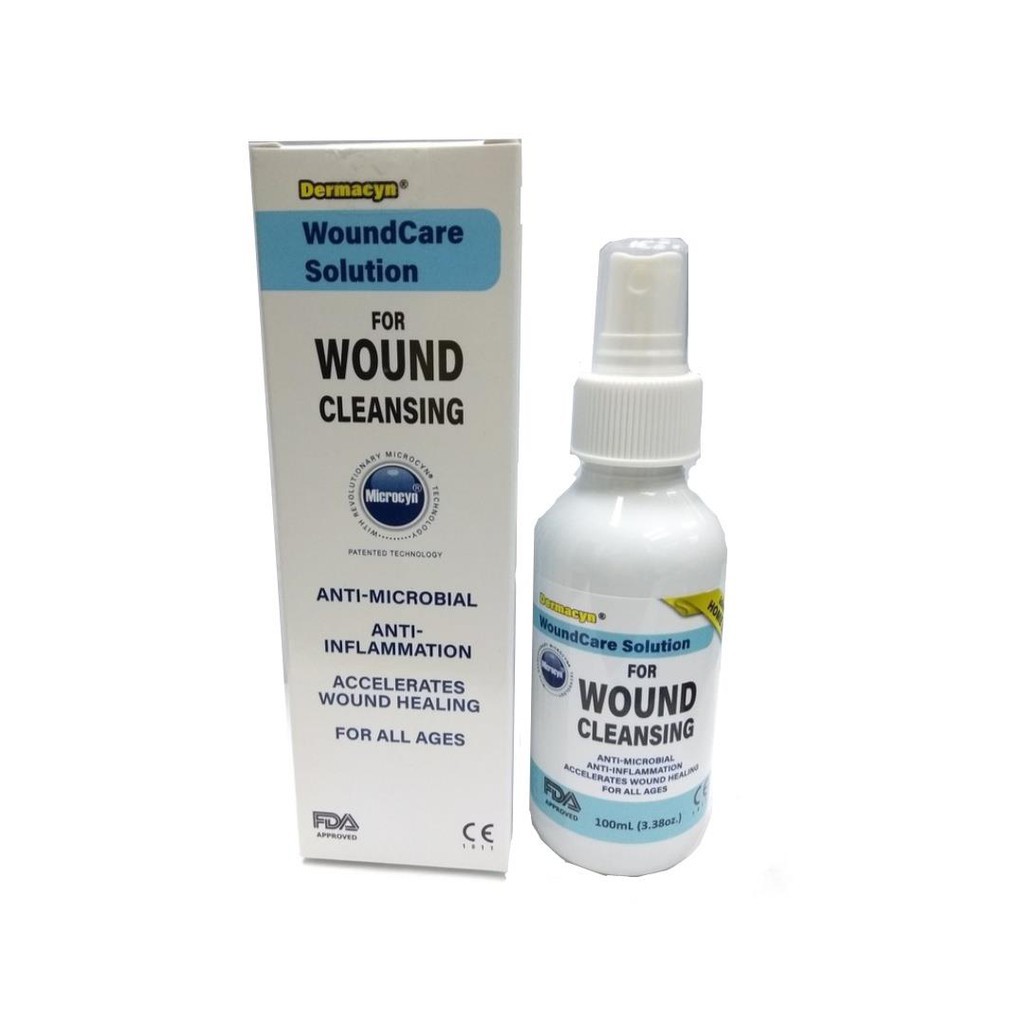 Dermacyn Wound Care Solution Spray 100ml Shopee Singapore