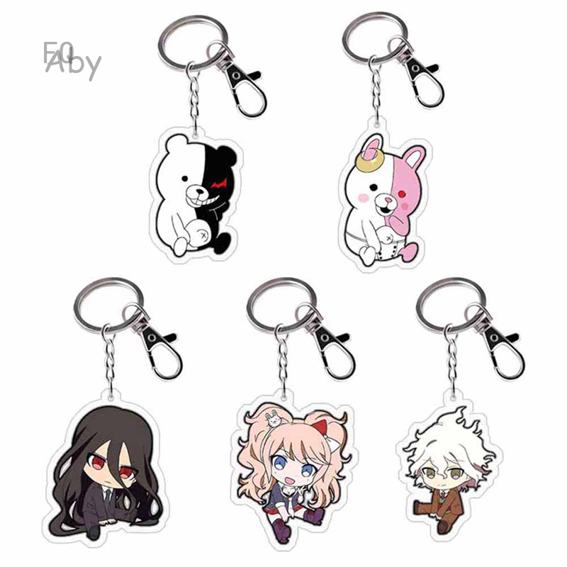 Anime Danganronpa Acrylic Keychain Keyring Pendant Dangan Ronpa Komaeda 