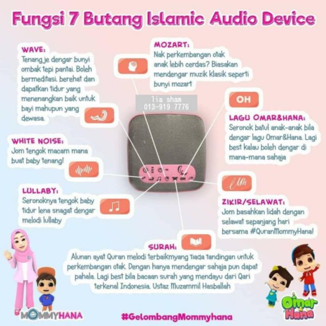 Islamic Audio Device By Mommyhana Shopee Singapore