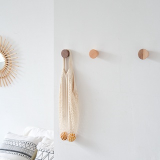 Wooden Hook Star Moon Wall Hanging Coat Hat Hanger Porch Wardrobe Home Decor DIY 